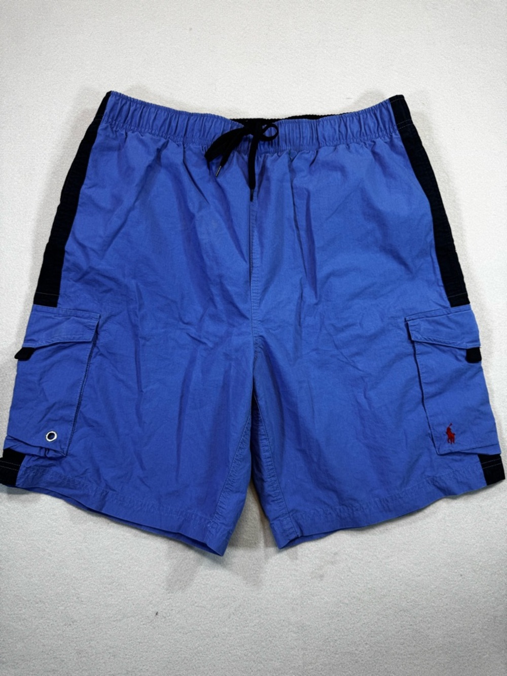 Polo Ralph Lauren Blue Swim Shorts with Navy Accent